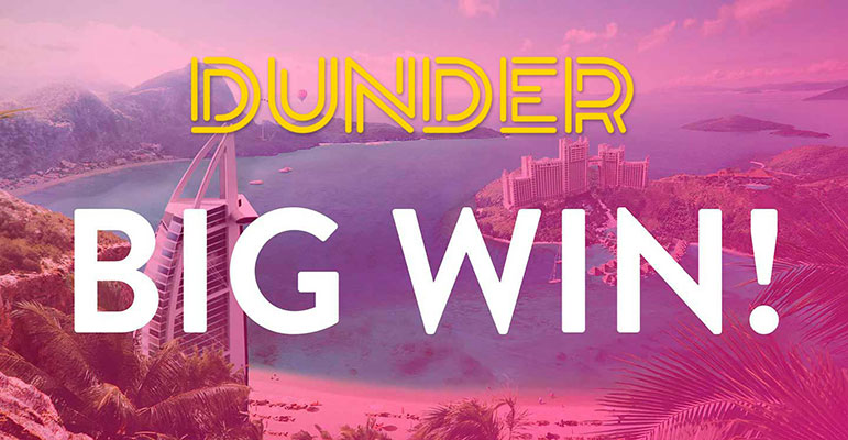 €302K Jackpot Won at Dunder Casino