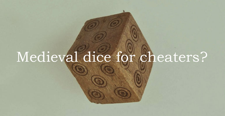 An old Medieval dice for cheaters was found in Norway