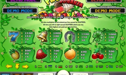 Fruit Bonanza Slot Game