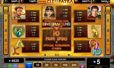Grace of Cleopatra Slot Game