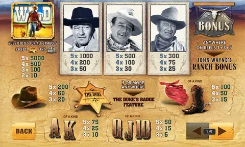 John Wayne Slot Free