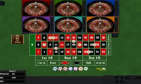 Multi Wheel Roulette Online