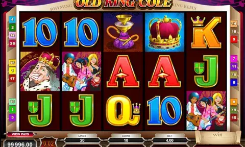 Rhyming Reels - Old King Cole Slot Game