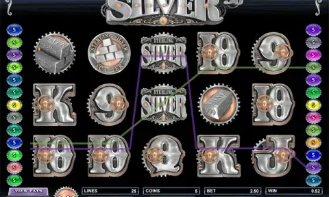 Sterling Silver 3D Slot Online