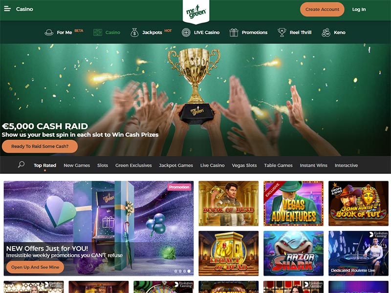 Mister Green Online Casino