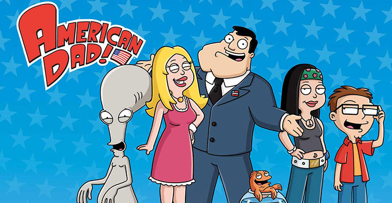 Swirl the Reels of the entertaining new American Dad Slot by Playtech