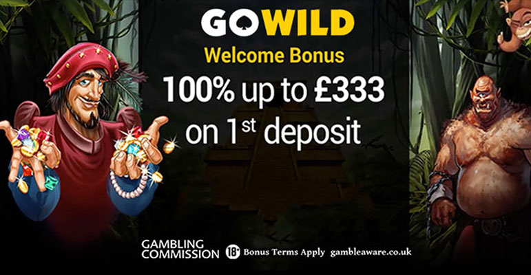 Play GoWild Casino and get unbeatable bonuses and prizes