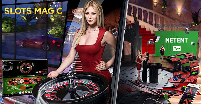 Enjoy a live experience with NetEnt at SlotsMagic Casino