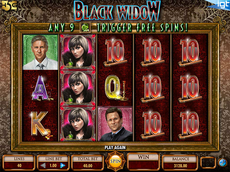 Black Widow Slot Machine