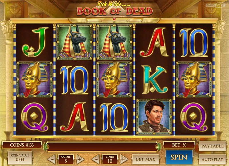 book of the dead slot game