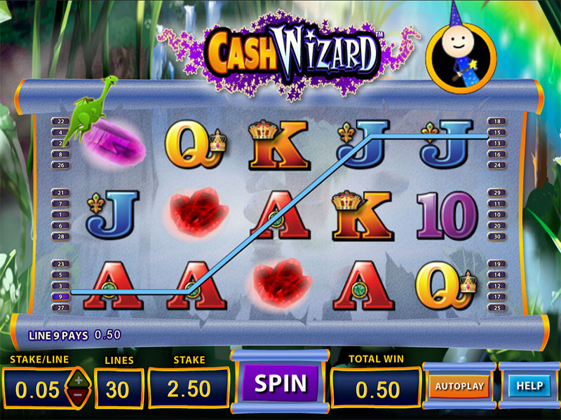 cash wizard slot machine online free play