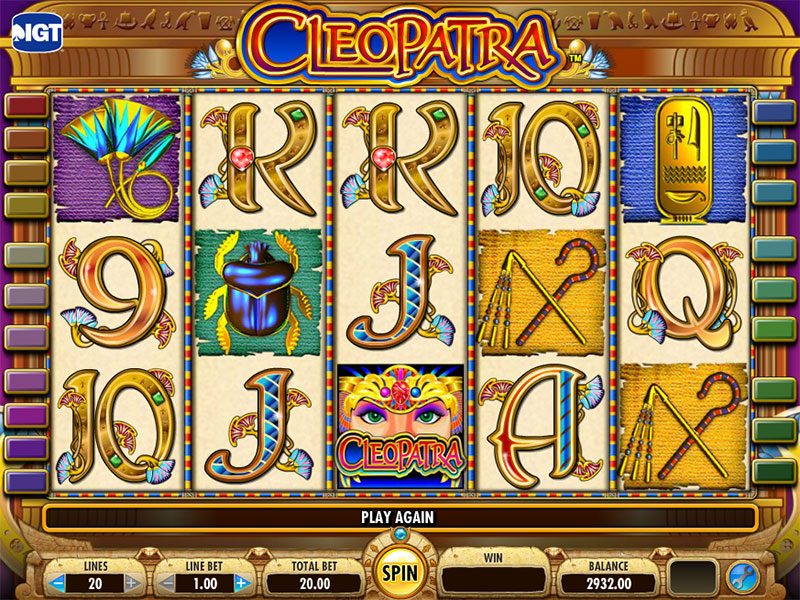 Cleopatra Slot Machine Big Win