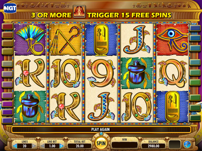 Cleopatra Slot Machine Free Play