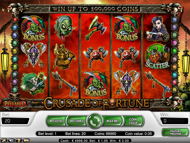 Crusade Of Fortune Slot Machine