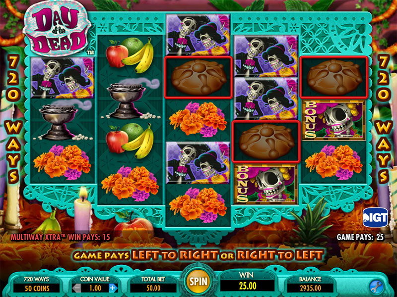 Day of the dead slot machine free play