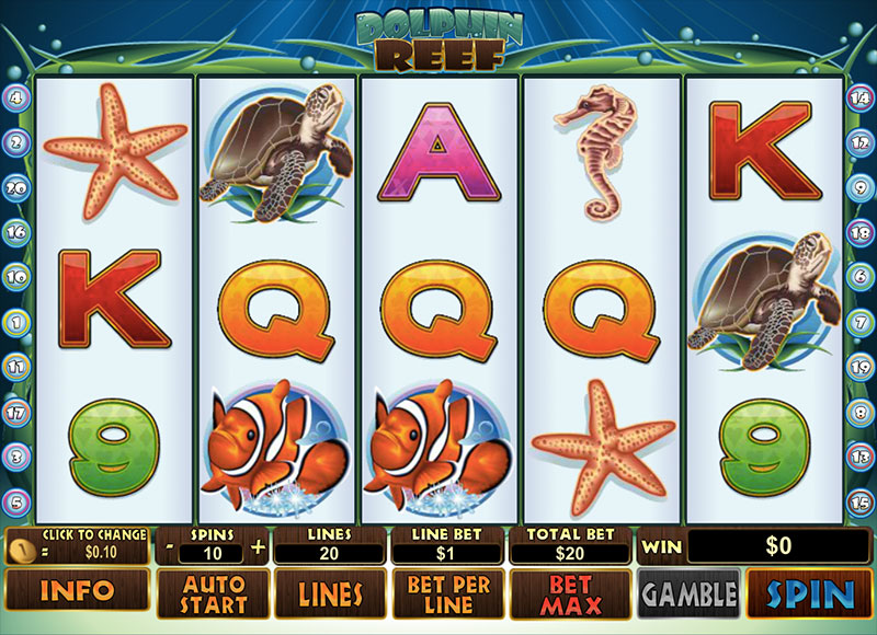 Dolphin Reef Slot Machine Game - Free Play | DBestCasino.com