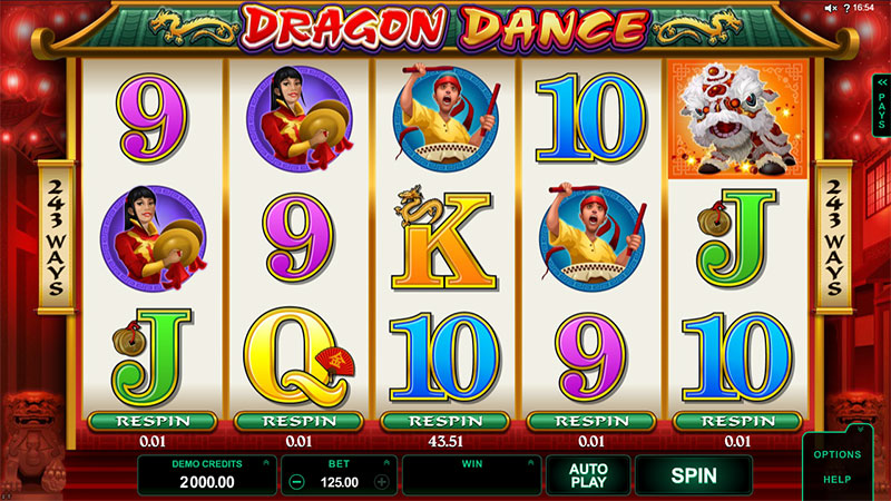 Dragon Dance Slots Gaming