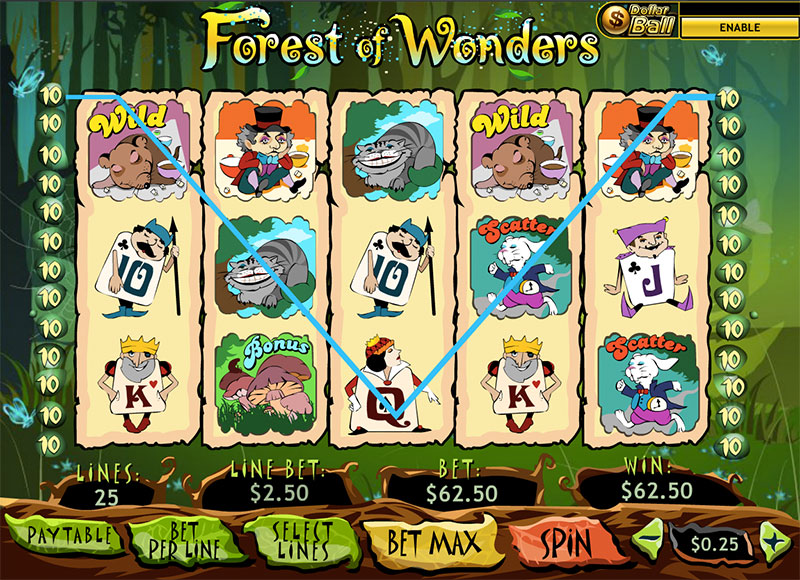 Forest Of Wonders Slot Game Gambling