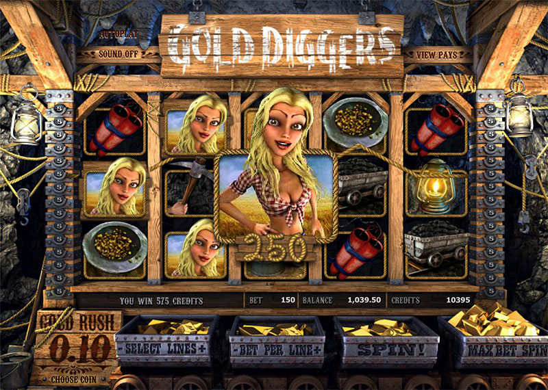 Gold Diggers Slot Game