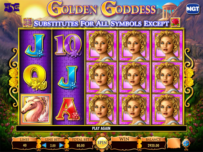 Free Golden Goddess Slot Machine