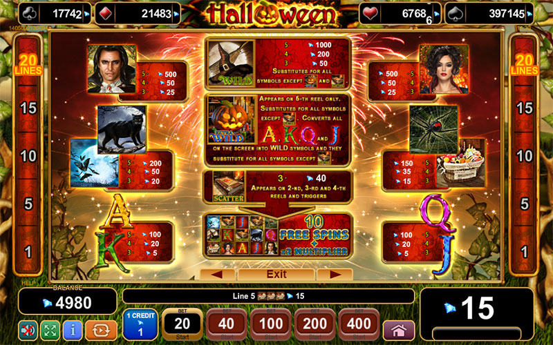 Slot Machine Gratis Halloween