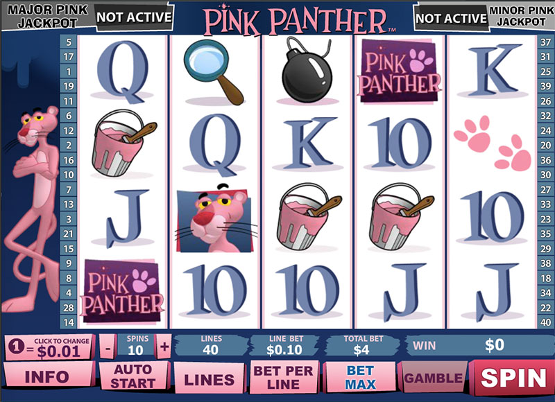 Pink panther game play online