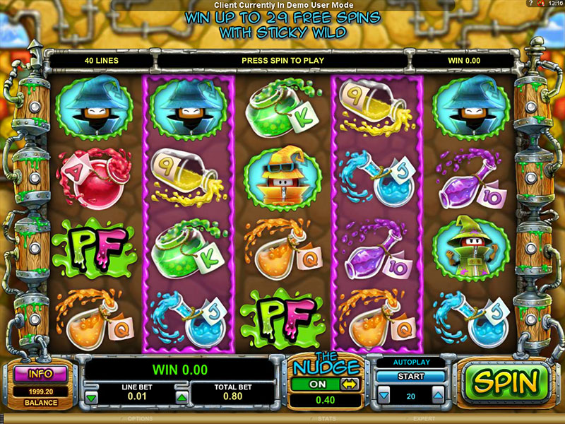 Play Potion Factory Slot Machine Free with No Download