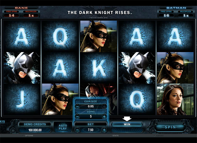 Play The Dark Knight Slot With No Download