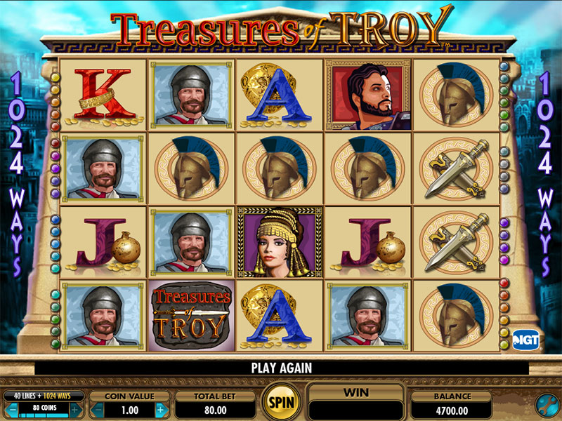 Treasures Of Troy Slots