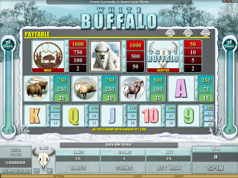 White Buffalo Slot