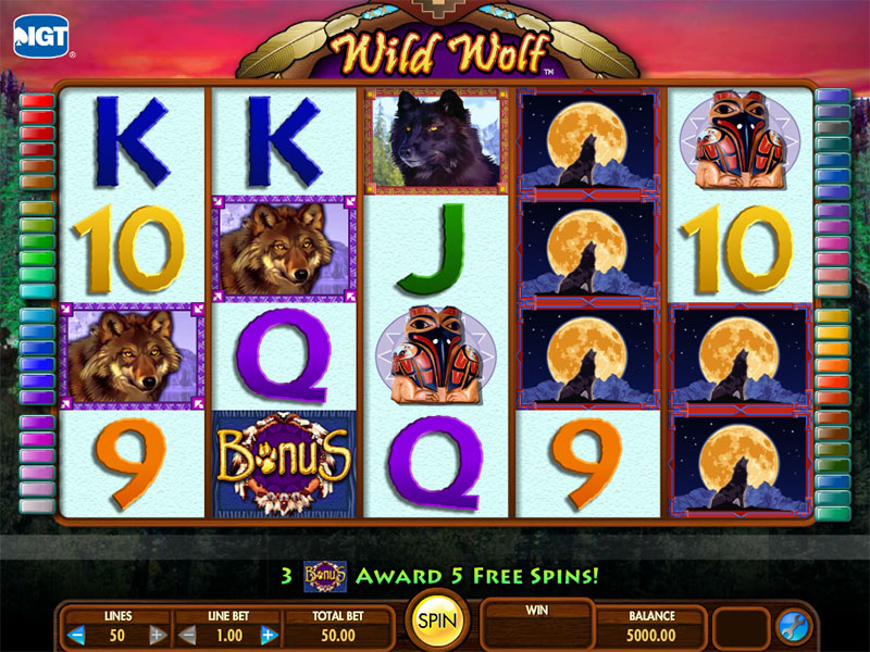 Wild Wolf Slot Machine Free