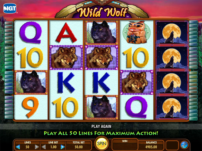 Wild Wolves Slot Machine
