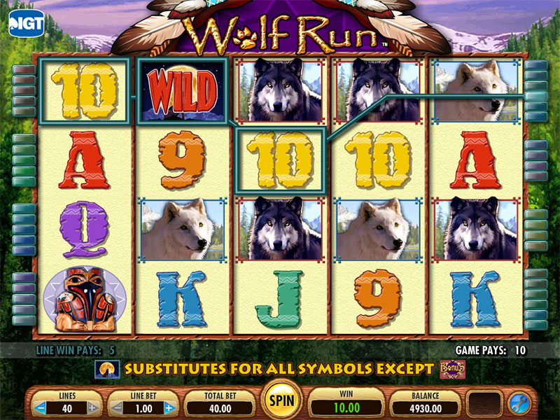 Wolf Run Slot Machine Play