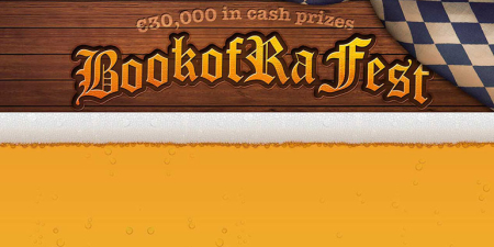 Win cash prizes every day during the Book of Ra Fest