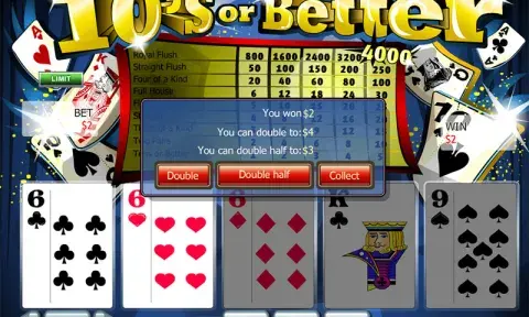 10’s Or Better Video Poker Game