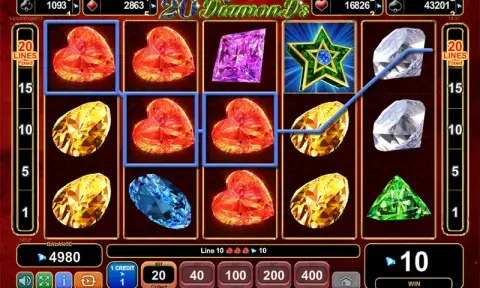 20 Diamonds Slot Game