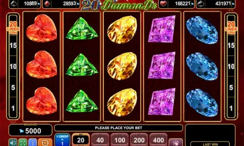 20 Diamonds Slot