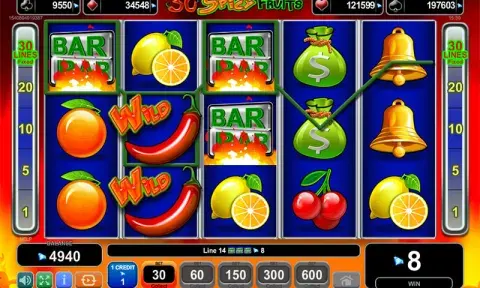 30 Spicy Fruits Slot Online