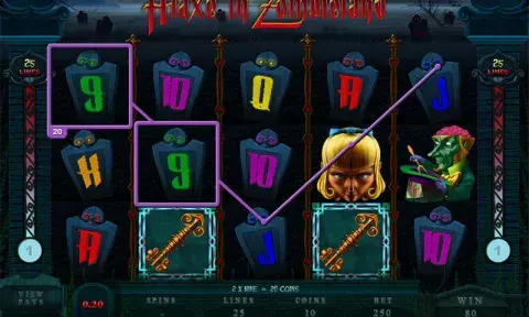 Alaxe in Zombieland Slot Game