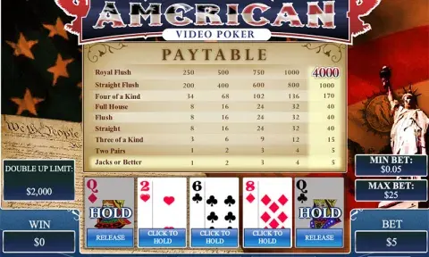 All American Video Poker Online