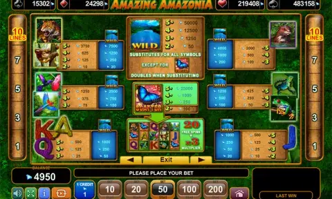 Amazing Amazonia Slot Game