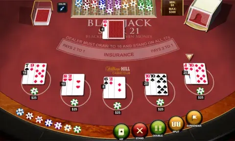 Blackjack Super 21 Game