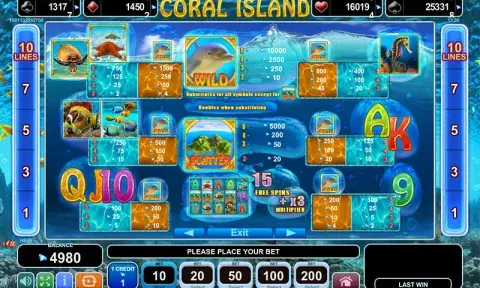 Coral Island Slot Game