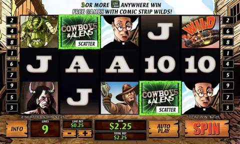 Cowboys and Aliens Slot Free