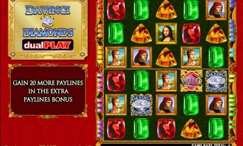 Da Vinci Diamonds Dual Play Slot Online