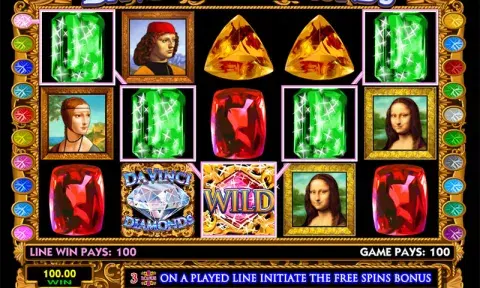 Da Vinci Diamonds Slot Online