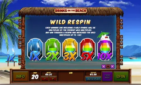 Drinks On The Beach Slot Game