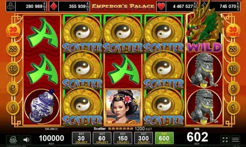 Emperor's Palace Slot Game
