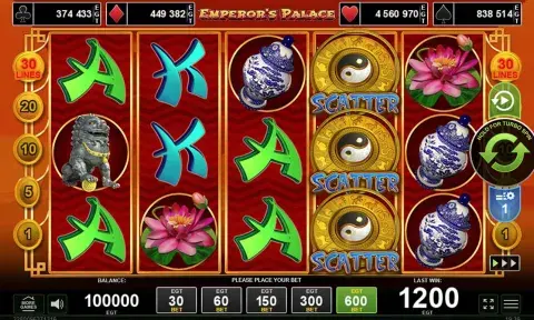 Emperor's Palace Slot Online