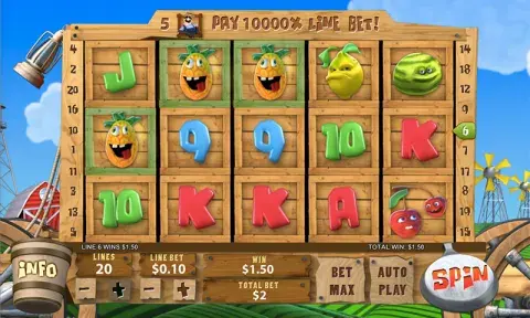 Funky Fruits Farm Slot Game